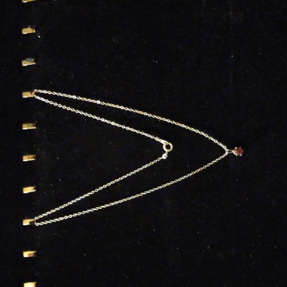 Birthstone pendant on a 16" chain - Picture 3 of 5